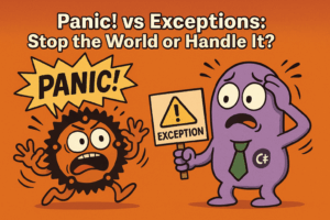 Okay, we're on Day 25, and today we’re stepping into the world of failure again. But this time, it’s the catastrophic kind. We’re not talking about the "file didn’t open" kind of error. Nope, we’re talking about "game over, stop everything, hit the eject button" failure. In .NET, you’re familiar with exceptions. In Rust, there’s something called panic!. But these two aren’t quite the same thing. Rust draws a hard line between recoverable errors and unrecoverable failures, and understanding that line is a big mindset shift for anyone coming from C#.