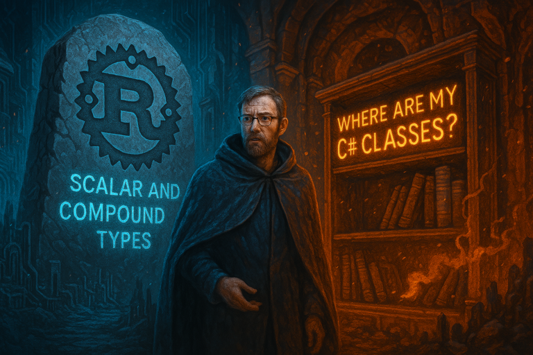 Rust Scalar and Compound Types: Where Are My C# Classes?