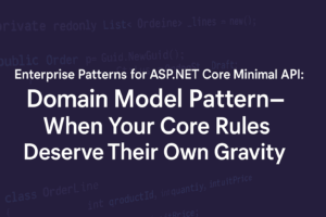 Domain Model Pattern - When Your Core Rules Deserve Their Own Gravity