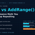 Add vs AddRange in EF Core: The Performance Myth You Need to Stop Repeating