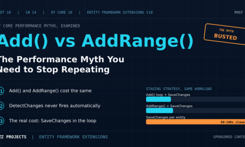Add vs AddRange in EF Core: The Performance Myth You Need to Stop Repeating